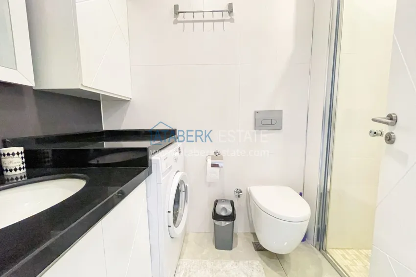 Purchase 1+1 apartment with furniture and open sea view, Mahmutlar - Alanya 10 