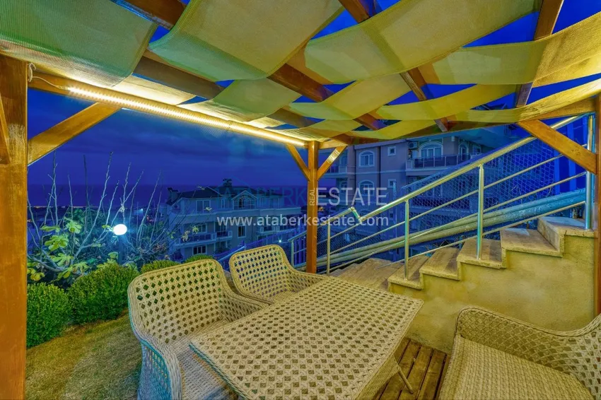 Spectacular semi-detached villa with luxury new furniture and the right to citizenship in the Demirtas area 11 