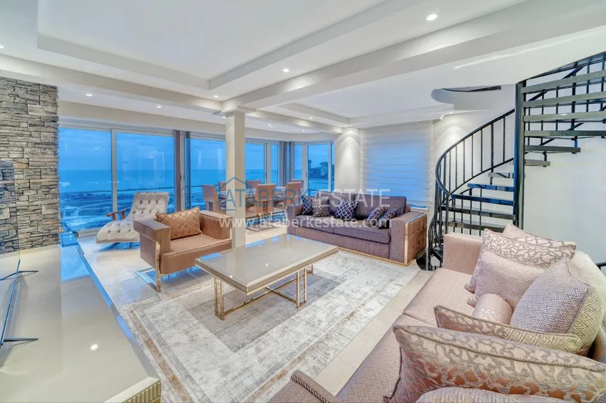 Purchase  Spectacular semi-detached villa with luxury new furniture and the right to citizenship in the Demirtas area 12 