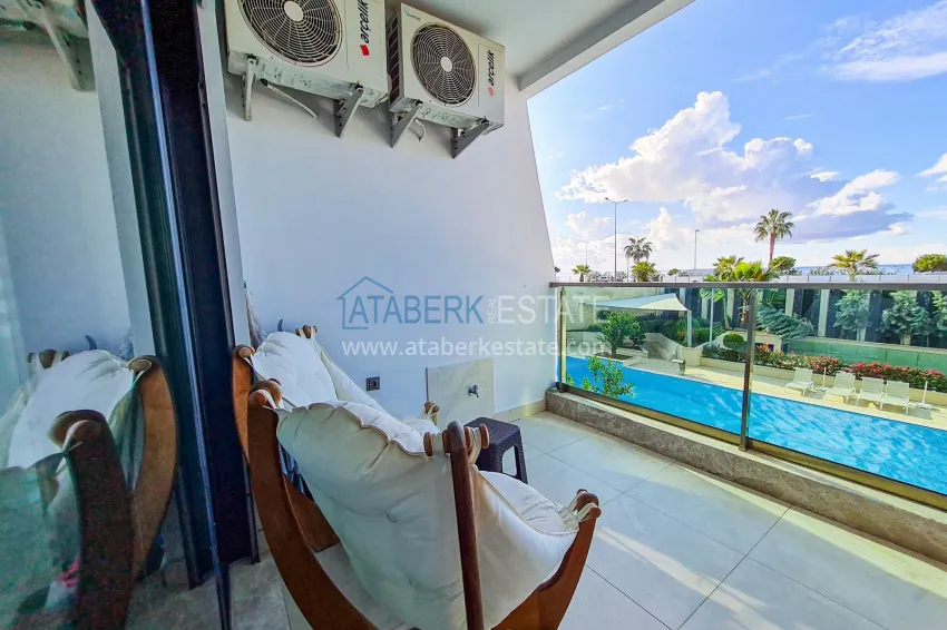 Purchase 1+1 apartment with furniture and open sea view, Mahmutlar - Alanya 11 
