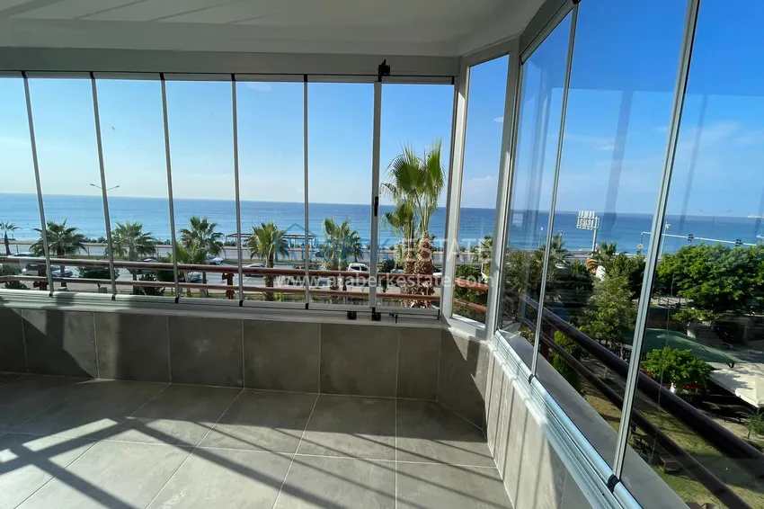 Purchase Apartment 2 + 1 after renovation with new furniture on the first coastline in the Tosmur area 11 