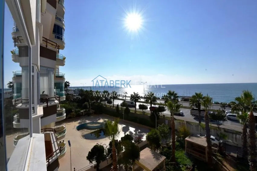 Purchase Apartment 2 + 1 after renovation with new furniture on the first coastline in the Tosmur area 12 