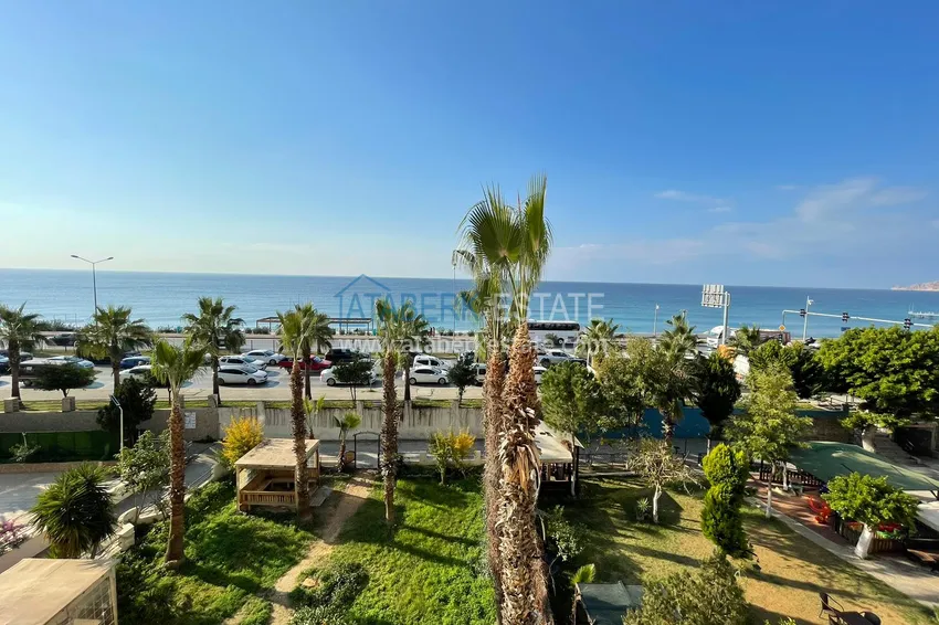 Purchase Apartment 2 + 1 after renovation with new furniture on the first coastline in the Tosmur area 13 