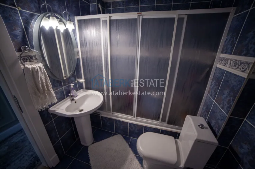 Purchase 3+1 apartment in Antalya, Lara district - with a separate kitchen and sea view, suitable for citizenship 15