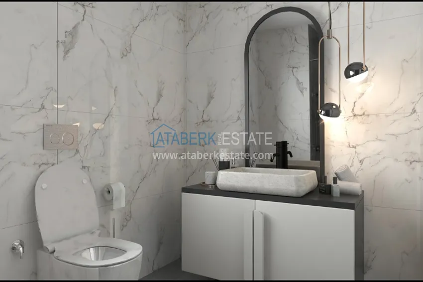 Purchase  An innovative and modern project at the initial stage of construction in Erdemli. 11 