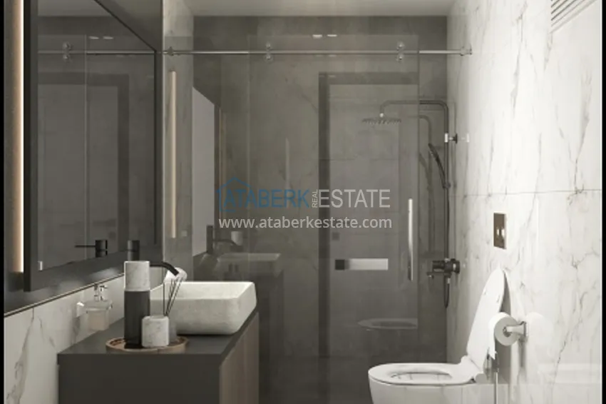 Purchase  An innovative and modern project at the initial stage of construction in Erdemli. 22 