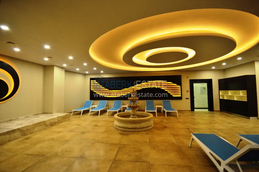 1+1 apartment with furniture and open sea view, Mahmutlar - Alanya 21 