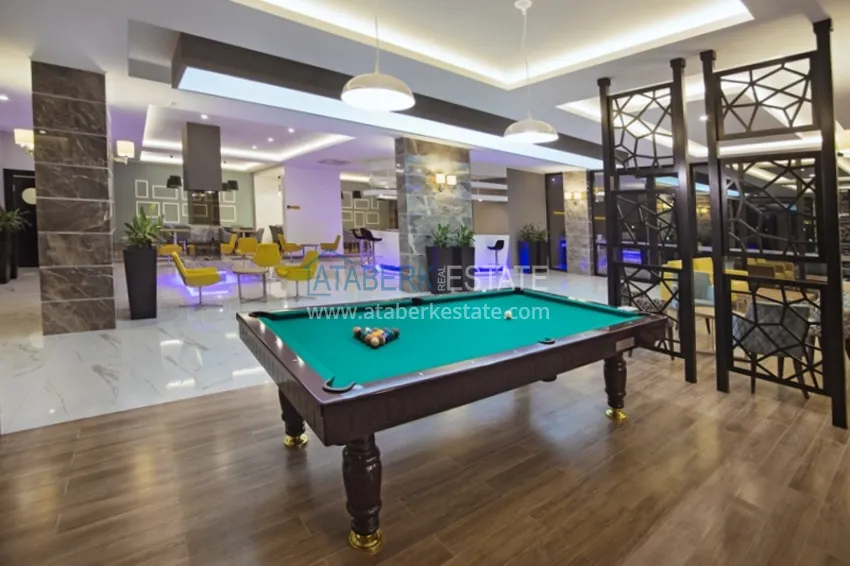 One bedroom apartment with sea view in a premium complex 250 meters from the sea - Alanya, Tosmur 12