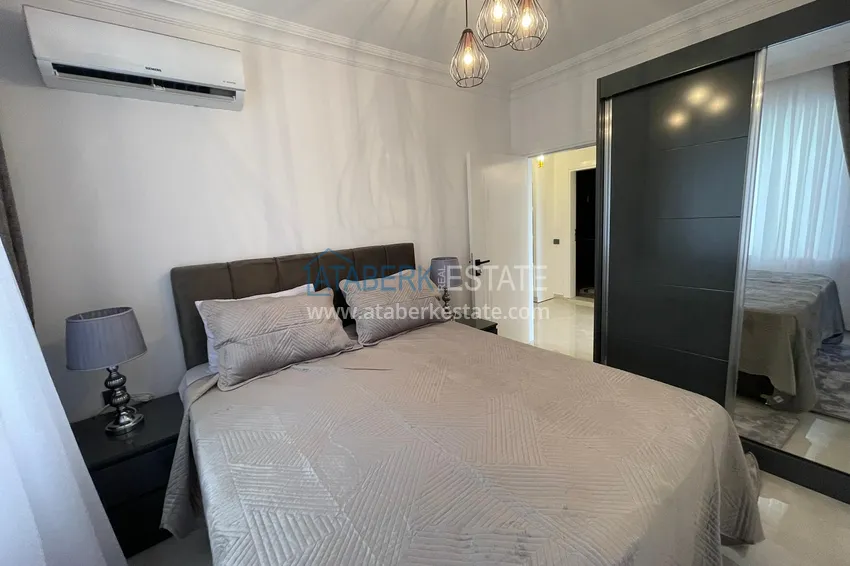 Purchase Apartment 2 + 1 after renovation with new furniture on the first coastline in the Tosmur area 18 