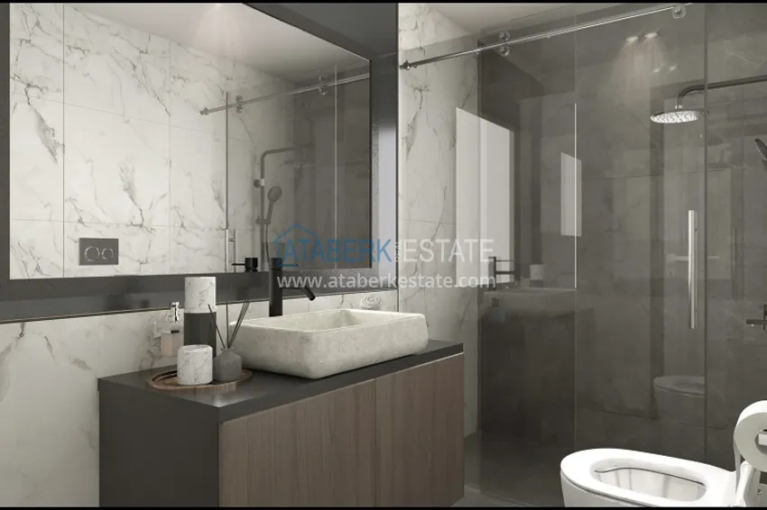 Purchase  An innovative and modern project at the initial stage of construction in Erdemli. 24 