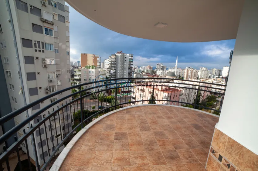 Purchase 3+1 apartment in Antalya, Lara district - with a separate kitchen and sea view, suitable for citizenship 19