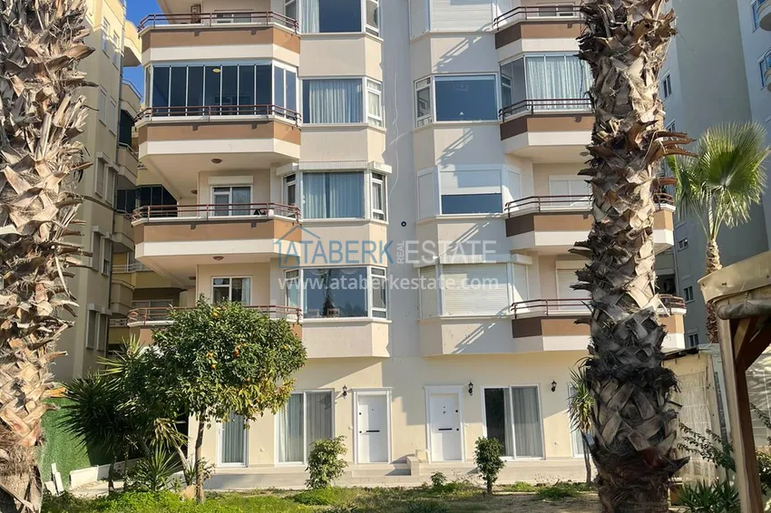 Apartment 2 + 1 after renovation with new furniture on the first coastline in the Tosmur area 3 