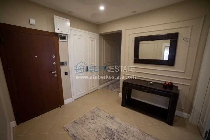 Purchase 3+1 apartment in Antalya, Lara district - with a separate kitchen and sea view, suitable for citizenship 1