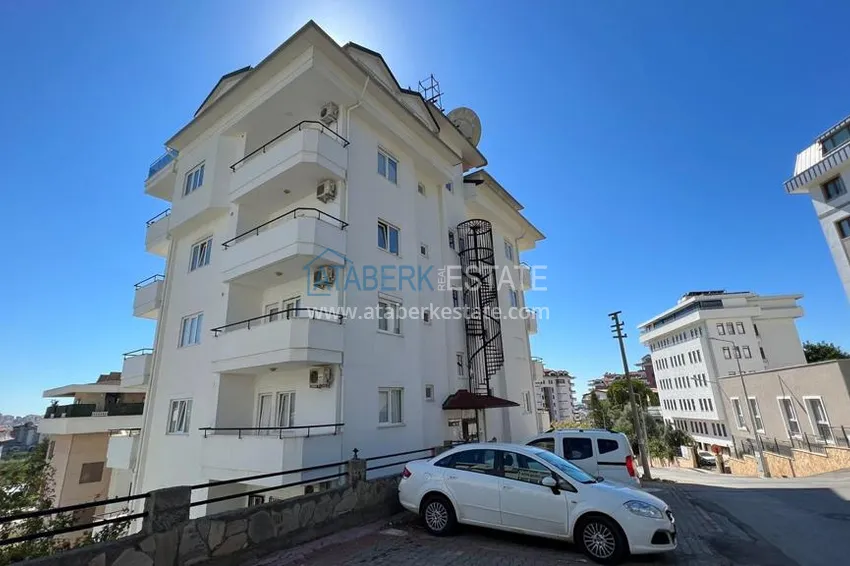 Penthouse 3 + 1 with furniture and open panoramic views, Cikcilli - Alanya 1 