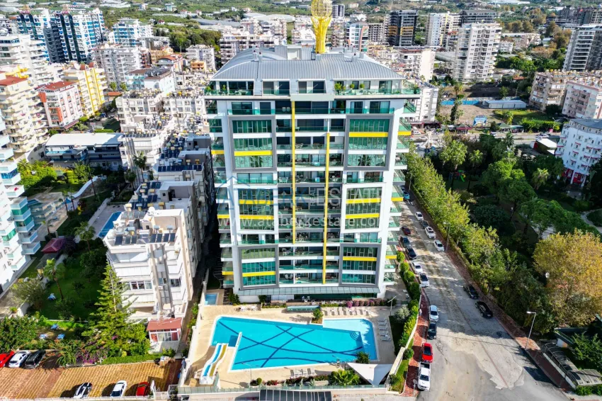 1+1 apartment with furniture and open sea view, Mahmutlar - Alanya 3 