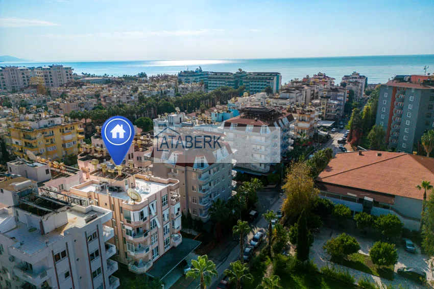 Three-room apartment in the center of Alanya - renovated with new furniture  2 