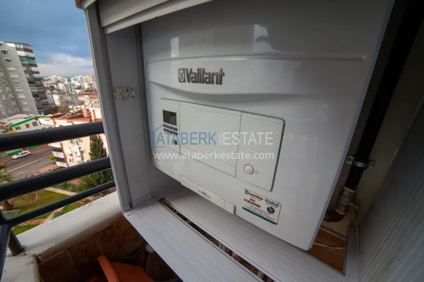 Purchase 3+1 apartment in Antalya, Lara district - with a separate kitchen and sea view, suitable for citizenship 21