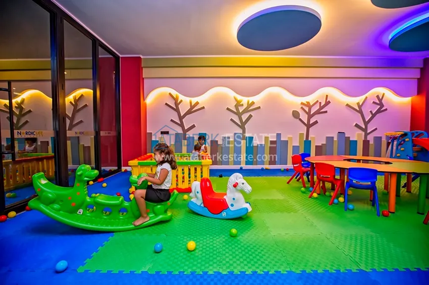 One bedroom apartment with sea view in a premium complex 250 meters from the sea - Alanya, Tosmur 18