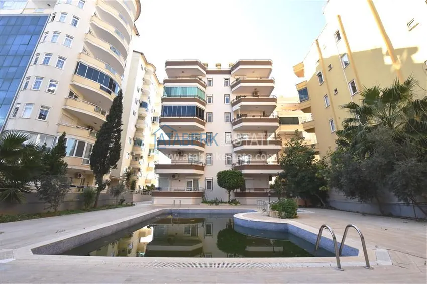 Apartment 2 + 1 after renovation with new furniture on the first coastline in the Tosmur area 2 