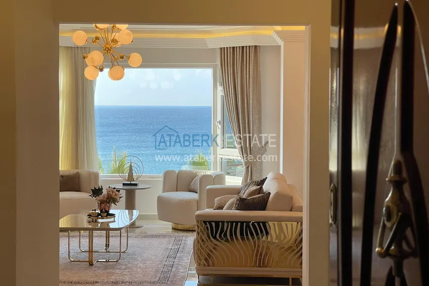 Purchase Apartment 2 + 1 after renovation with new furniture on the first coastline in the Tosmur area 2 