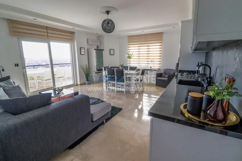 Purchase  Penthouse 3 + 1 with furniture and open panoramic views, Cikcilli - Alanya 2 