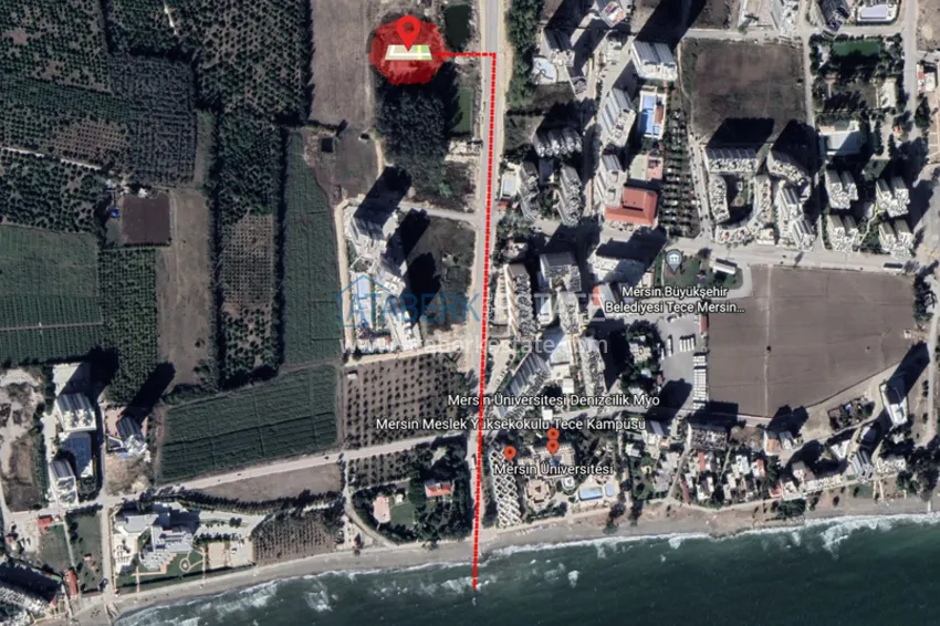 1 + 1 apartments 500 meters from the sea in an attractive area of ​​Mersin, Tej 23 