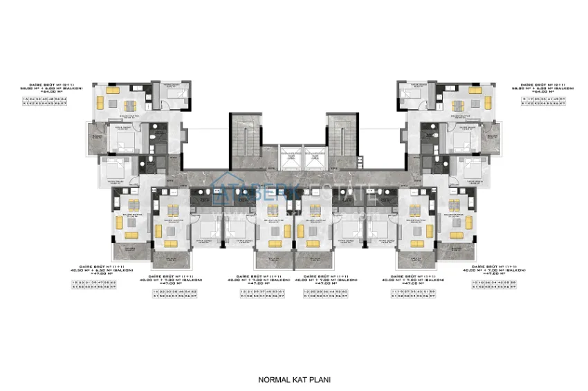 Buy cheap Квартиры и пентхаусы в районе Демирташ в новом жилом комплексе 3