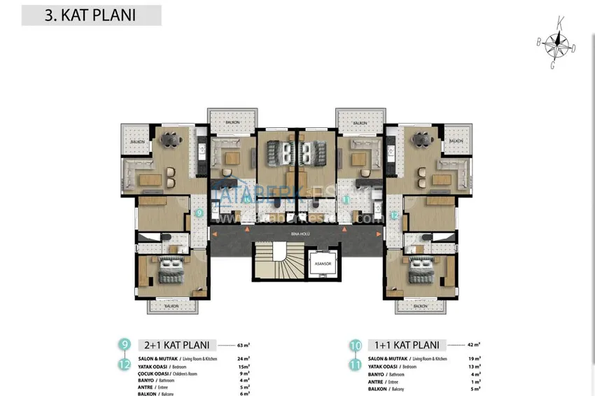 Buy cheap 🔥Our project. Apartments at affordable prices in a residential complex under construction - Antalya, Altintash 2 