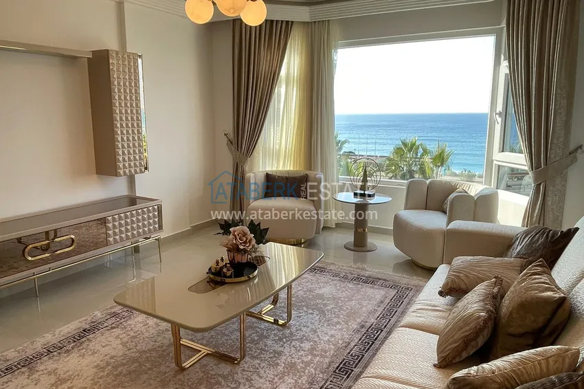Purchase Apartment 2 + 1 after renovation with new furniture on the first coastline in the Tosmur area 3 