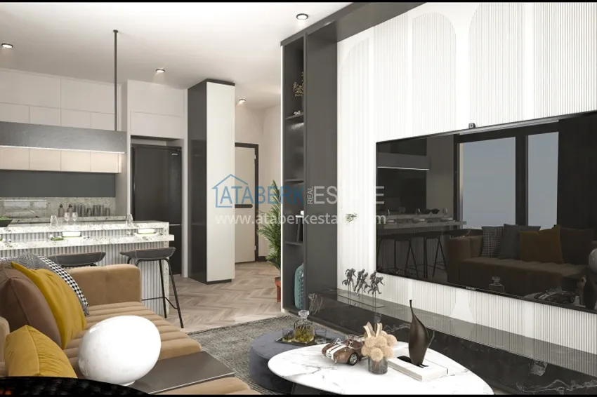 Purchase  An innovative and modern project at the initial stage of construction in Erdemli. 14 