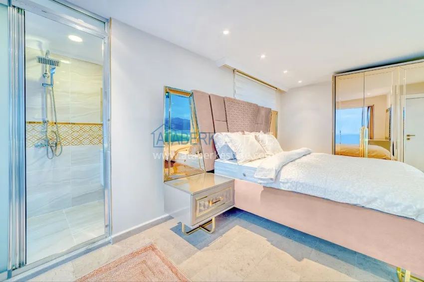 Purchase  Spectacular semi-detached villa with luxury new furniture and the right to citizenship in the Demirtas area 38 