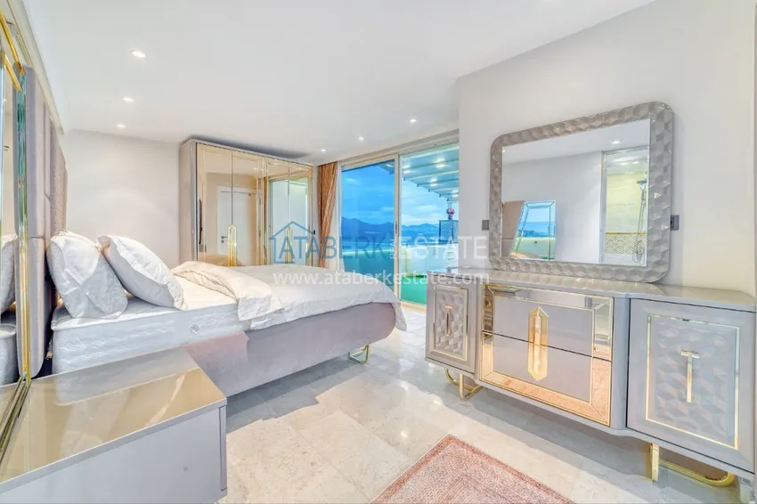 Purchase  Spectacular semi-detached villa with luxury new furniture and the right to citizenship in the Demirtas area 45 