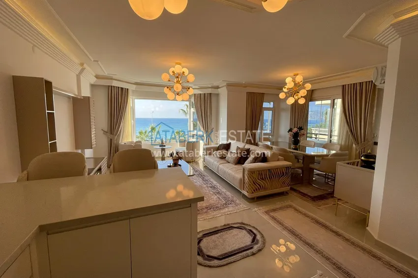 Purchase Apartment 2 + 1 after renovation with new furniture on the first coastline in the Tosmur area 4 