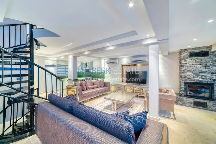 Purchase  Spectacular semi-detached villa with luxury new furniture and the right to citizenship in the Demirtas area 4 