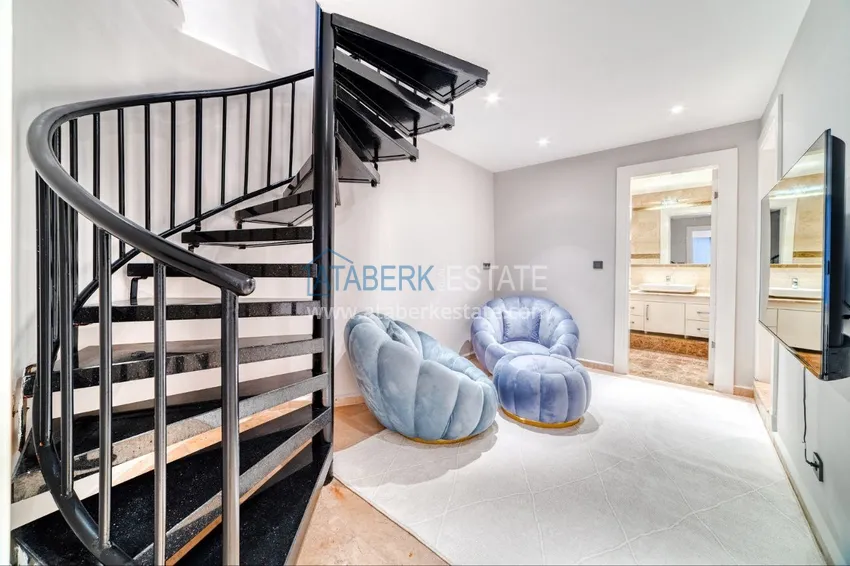 Purchase  Spectacular semi-detached villa with luxury new furniture and the right to citizenship in the Demirtas area 49 