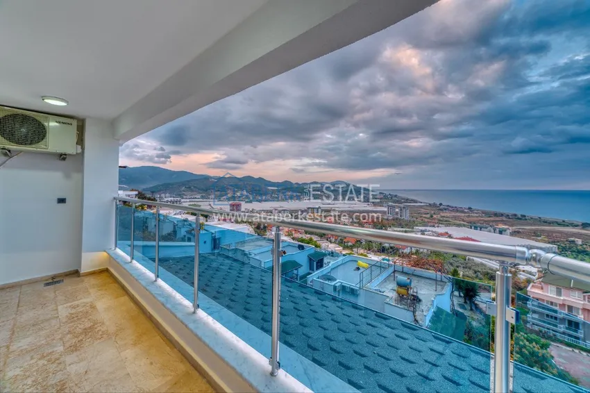 Purchase  Spectacular semi-detached villa with luxury new furniture and the right to citizenship in the Demirtas area 50 