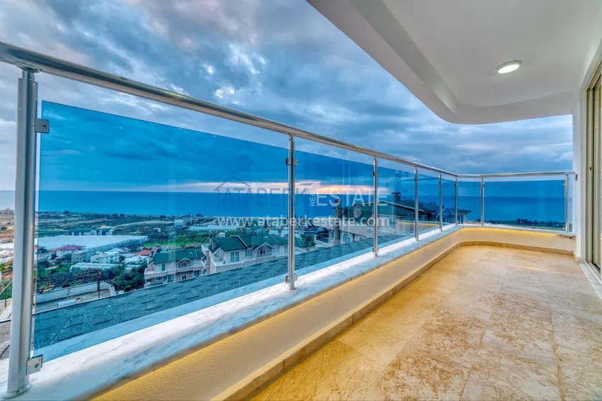 Purchase  Spectacular semi-detached villa with luxury new furniture and the right to citizenship in the Demirtas area 52 