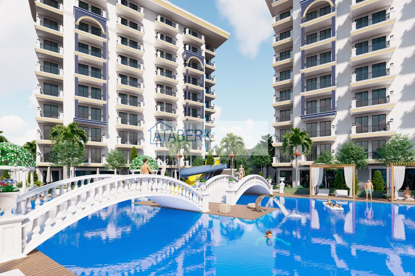 Apartments 1 + 1 in a complex under construction - Alanya, Avsallar district 5 