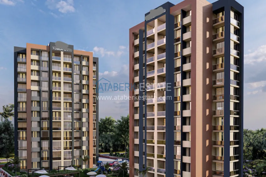 2+1 apartments from the developer in a luxury complex. Tomyuk Mersin 4 