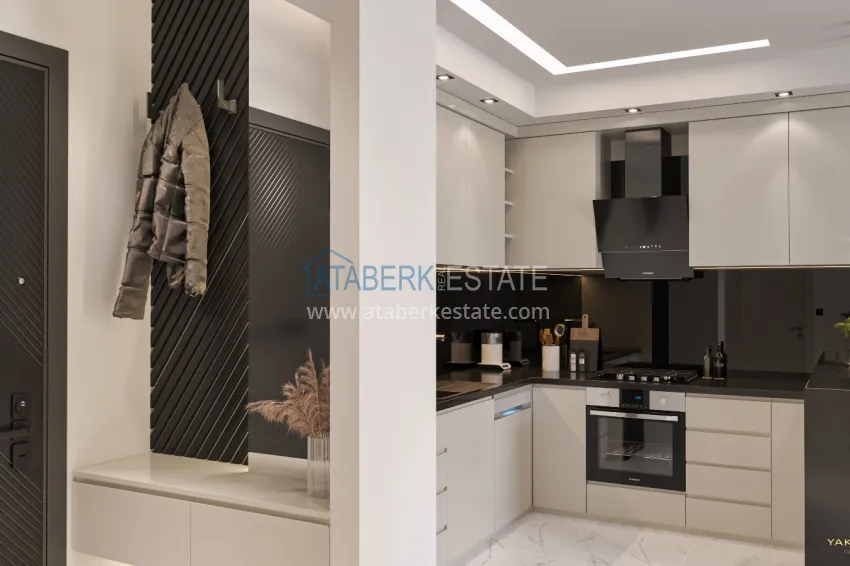 Purchase Real estate from the developer! Residential complex under construction in the center of Alanya, Cleopatra beach area 5 