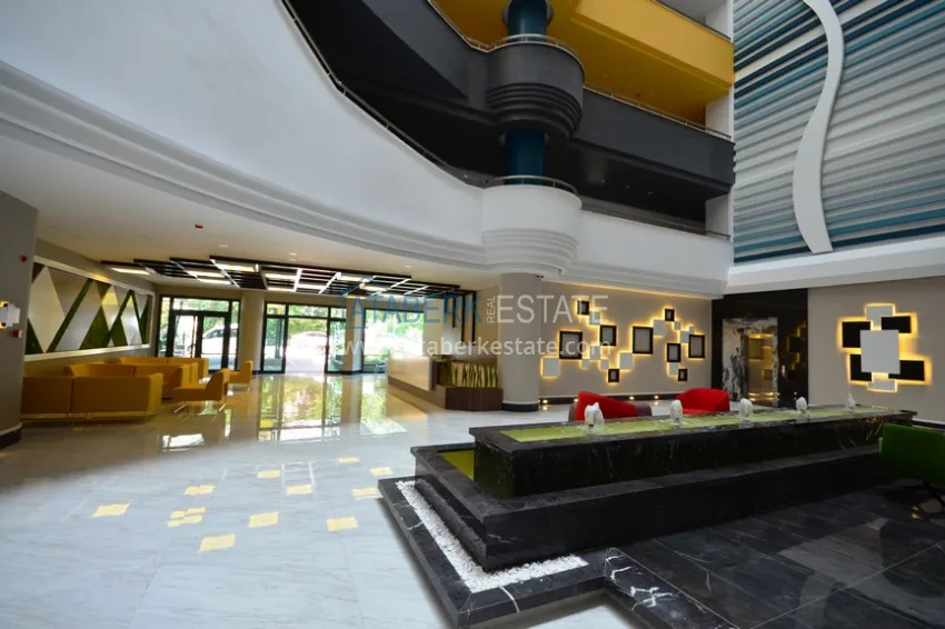 1+1 apartment with furniture and open sea view, Mahmutlar - Alanya 11 