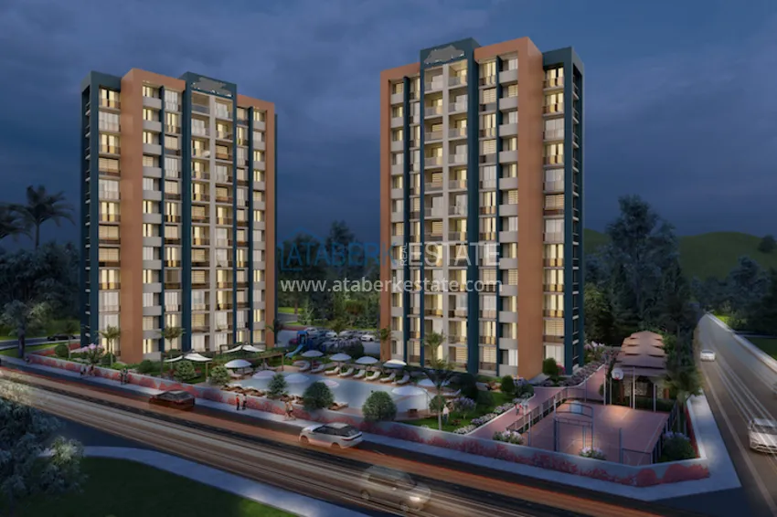 2+1 apartments from the developer in a luxury complex. Tomyuk Mersin 5 