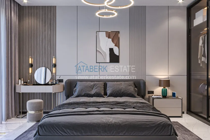 Purchase Real estate from the developer! Residential complex under construction in the center of Alanya, Cleopatra beach area 6 