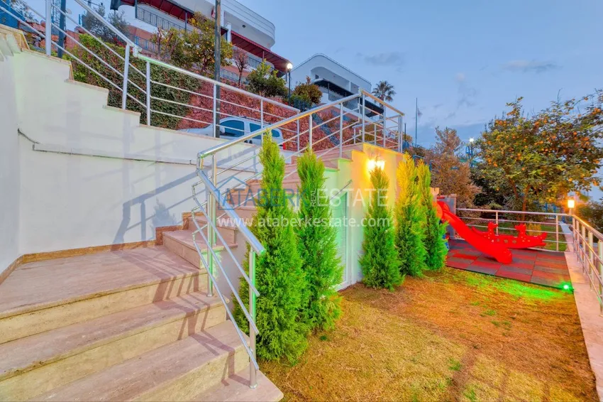 Spectacular semi-detached villa with luxury new furniture and the right to citizenship in the Demirtas area 7 