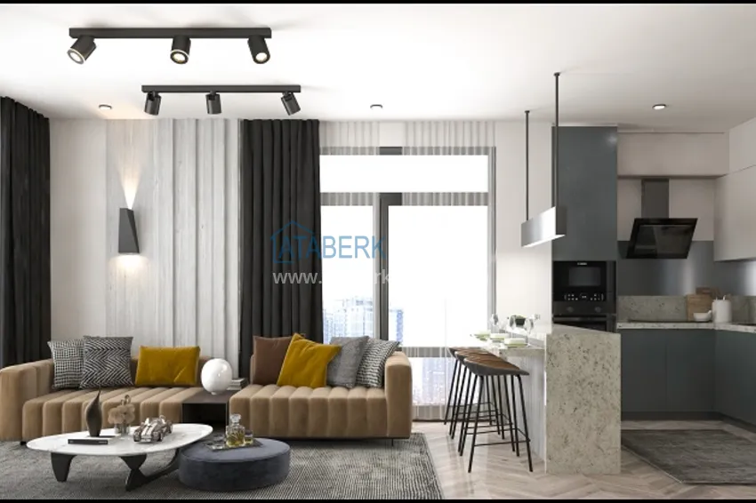 Purchase  An innovative and modern project at the initial stage of construction in Erdemli. 17 