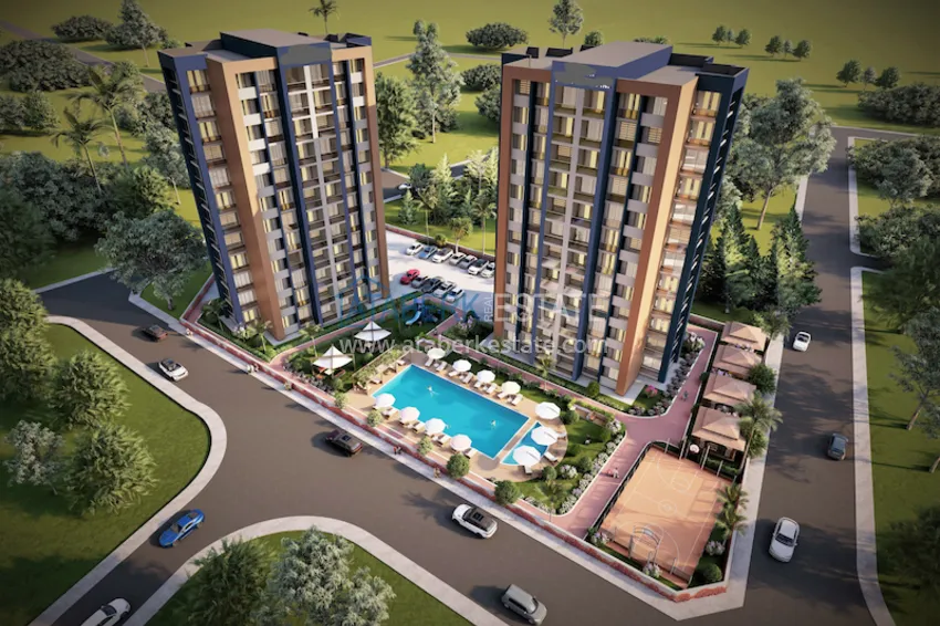 2+1 apartments from the developer in a luxury complex. Tomyuk Mersin 6 
