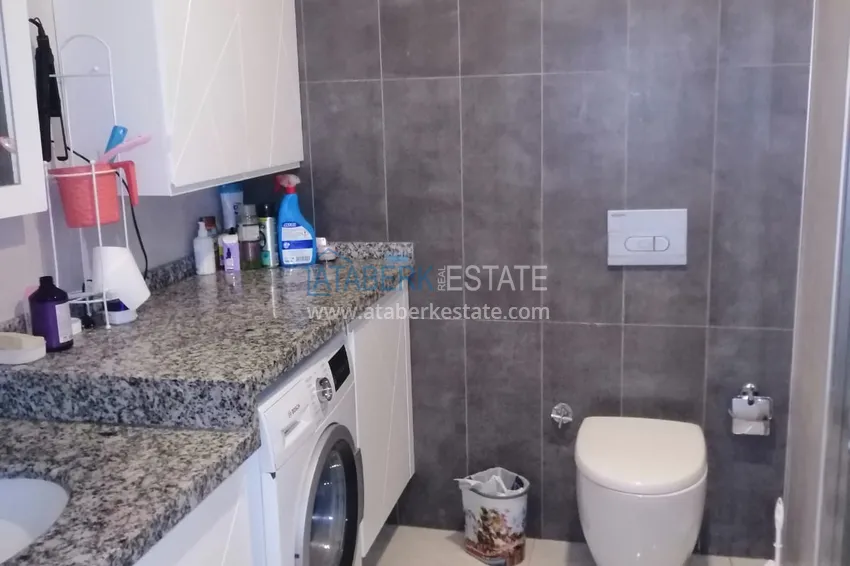 Purchase Apartment 2 + 1 in the center of Alanya with furniture and sea views in a complex with infrastructure 7 