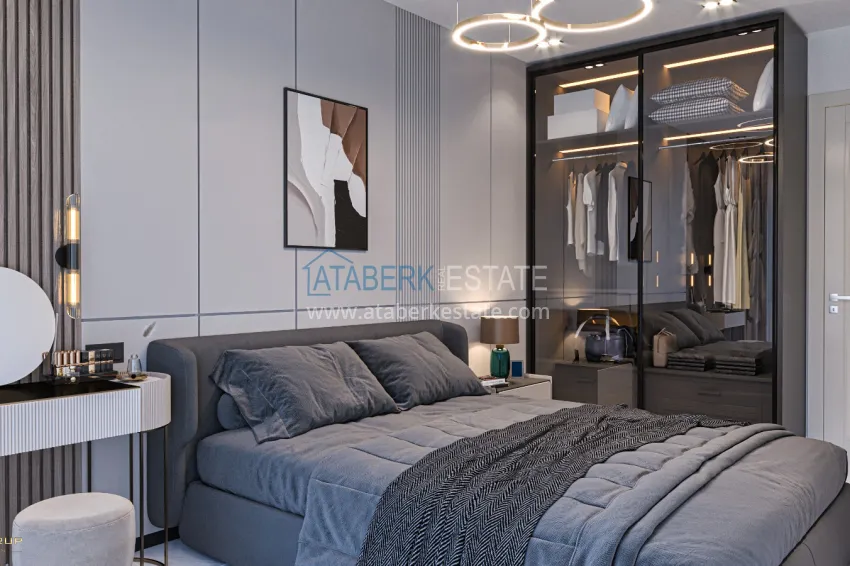 Purchase Real estate from the developer! Residential complex under construction in the center of Alanya, Cleopatra beach area 7 