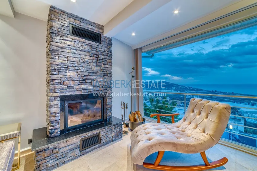 Purchase  Spectacular semi-detached villa with luxury new furniture and the right to citizenship in the Demirtas area 8 