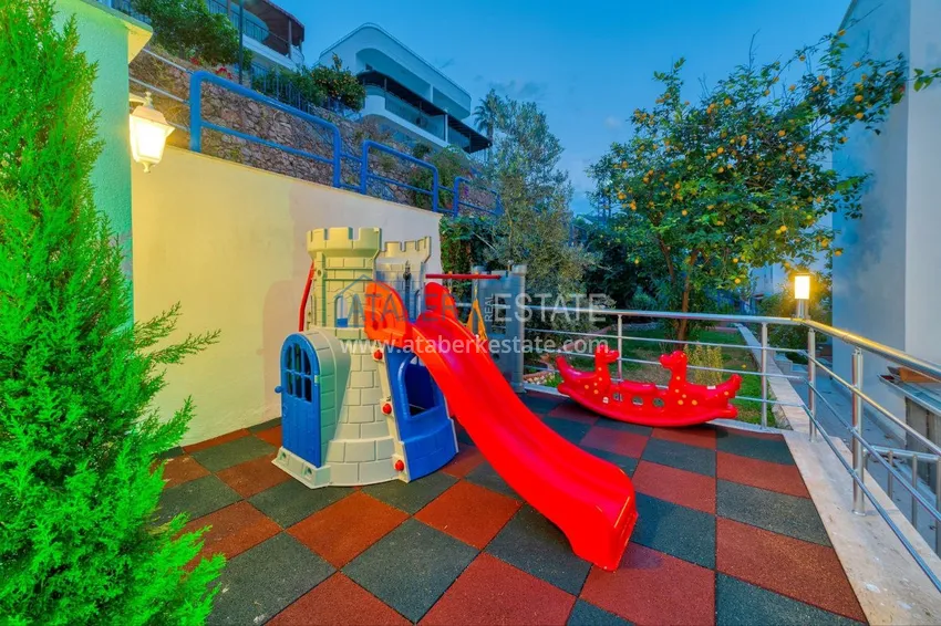 Spectacular semi-detached villa with luxury new furniture and the right to citizenship in the Demirtas area 8 